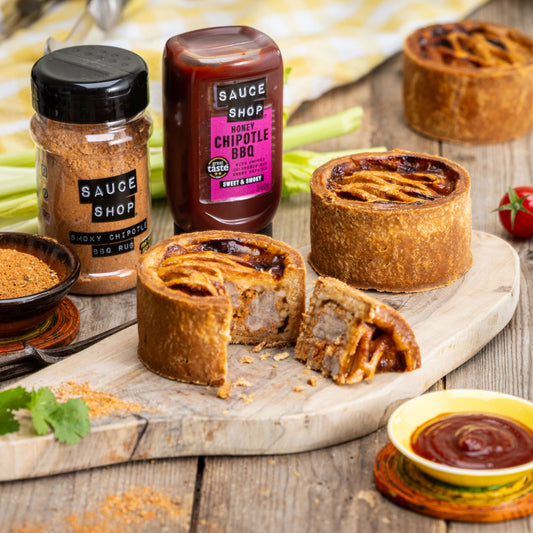 Sauce Shop Chipotle BBQ Chicken Pork Pie