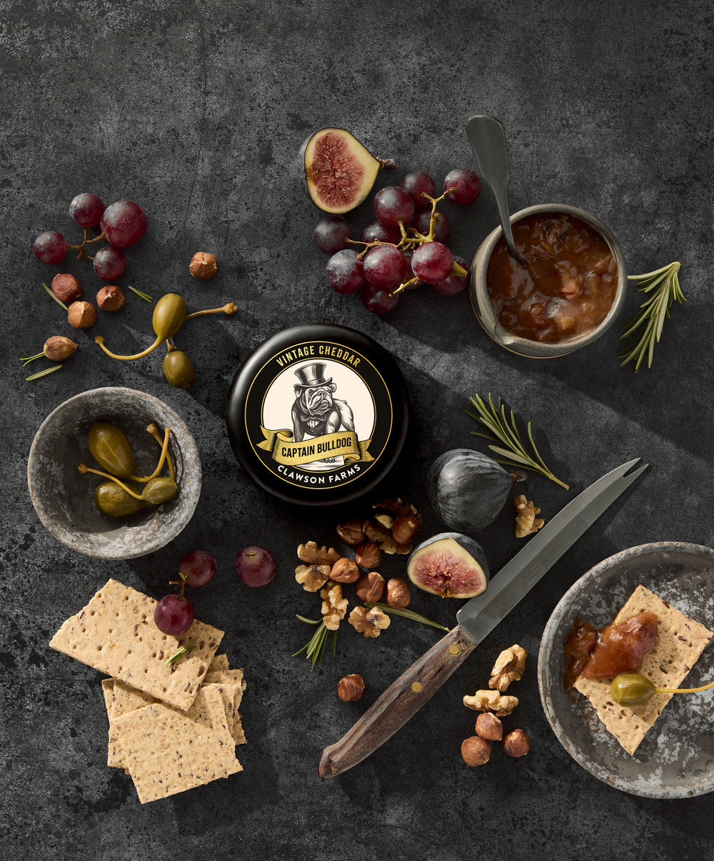 Captain Cheddar Captain Bulldog - Vintage Cheddar – Ye Olde Pork Pie Shoppe