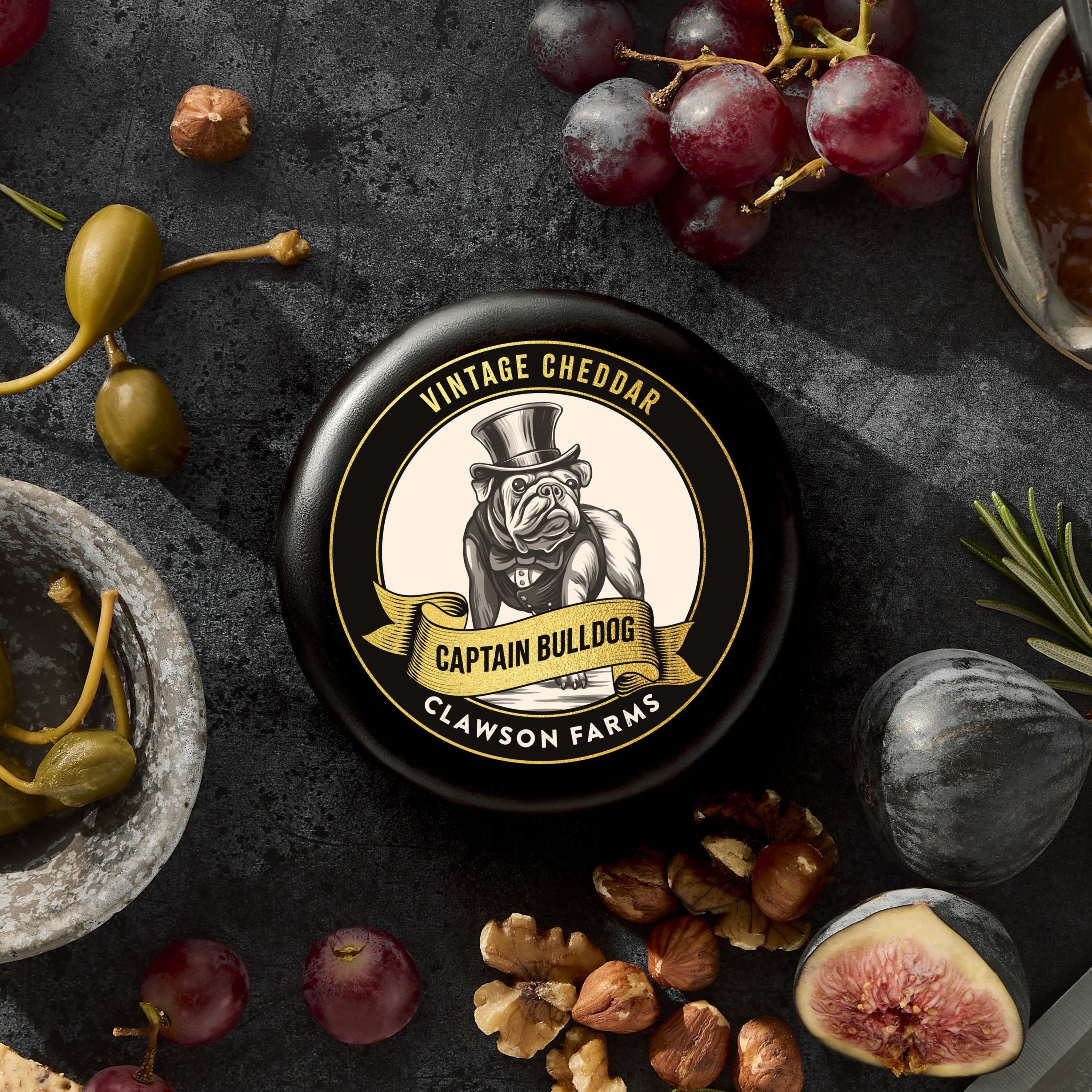 Captain Cheddar Captain Bulldog - Vintage Cheddar – Ye Olde Pork Pie Shoppe