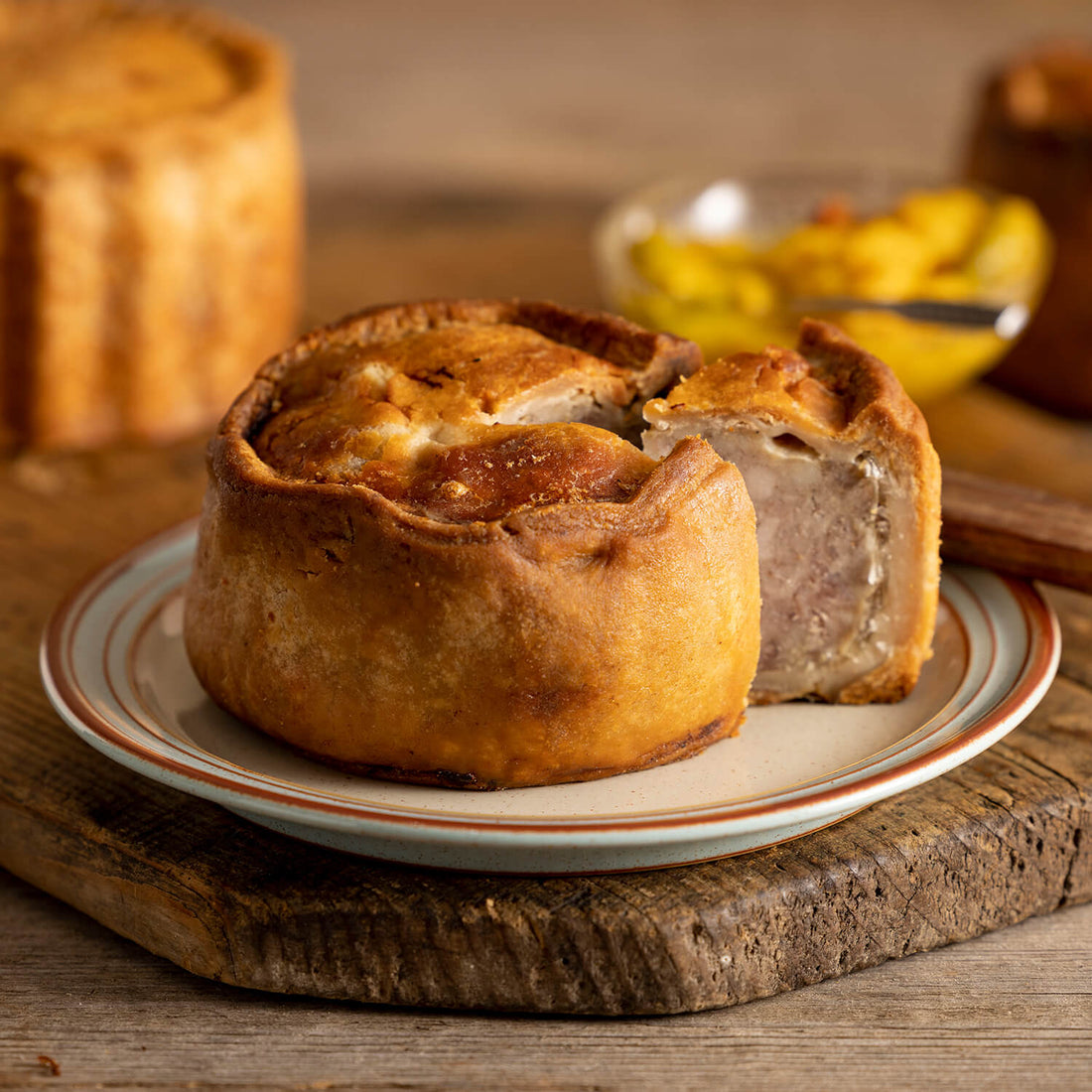 Hand Finished Large Dickinson & Morris Melton Mowbray Pork Pie 440g